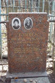 Кемель Сарра Мееровна, Москва, Востряковское кладбище